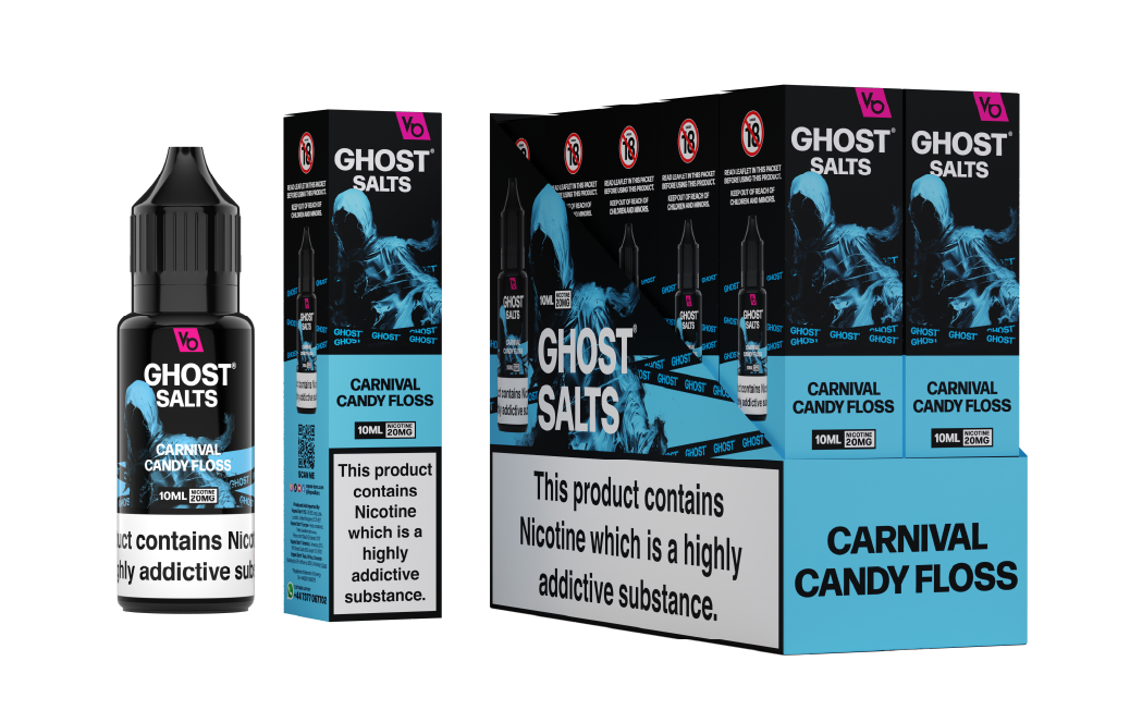 Carnival Candy Floss Ghost Salts with Cartons