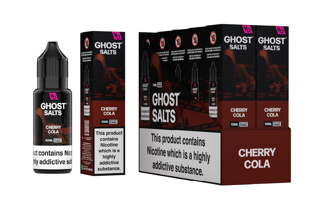Cherry Cola Ghost Salts With Cartons
