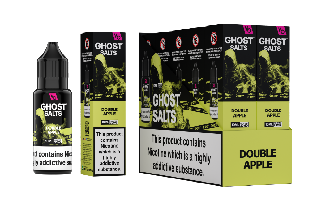 Double Apple Ghost Salts with Cartons