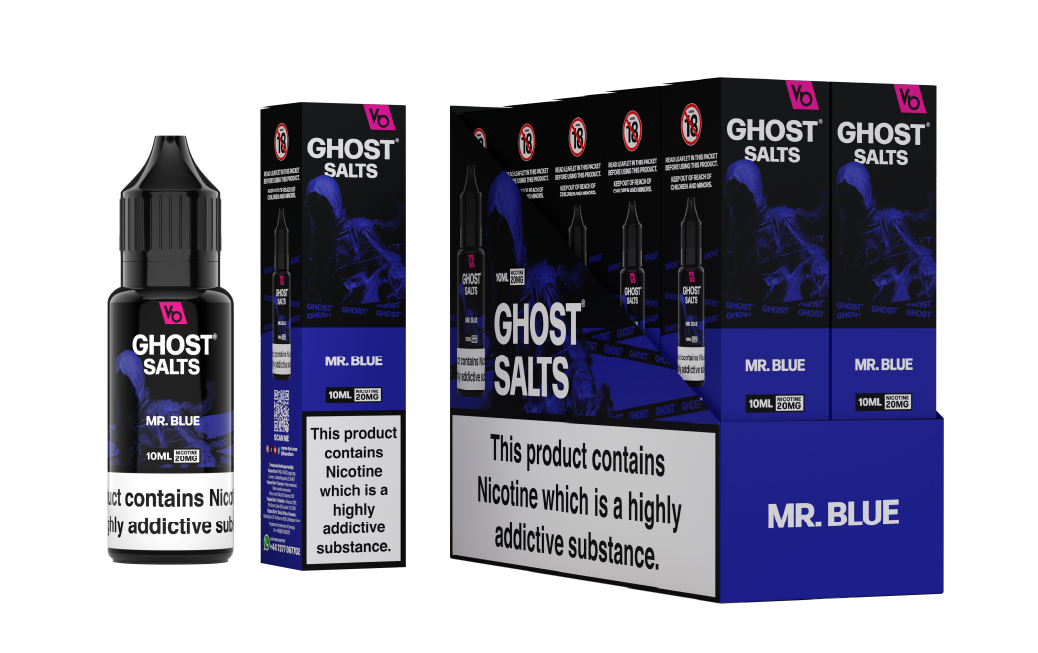 Mr. Blue Ghost Salts With Cartons