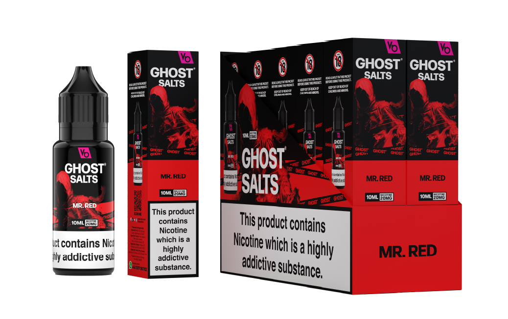 Mr. Red Ghost Salts With Cartons
