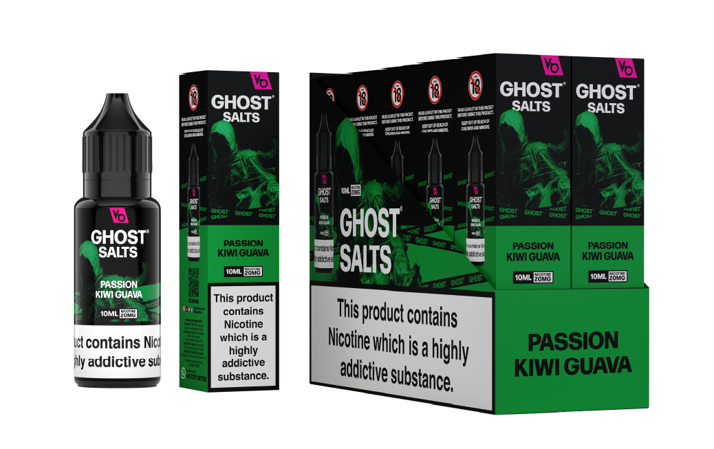 Passion Kiwi Guava Ghost Salts With Cartons