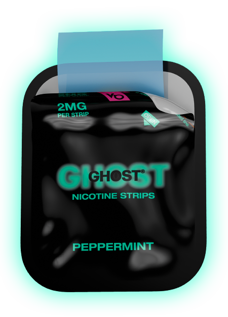 GHOST® NIC STRIPS PEPPERMINT