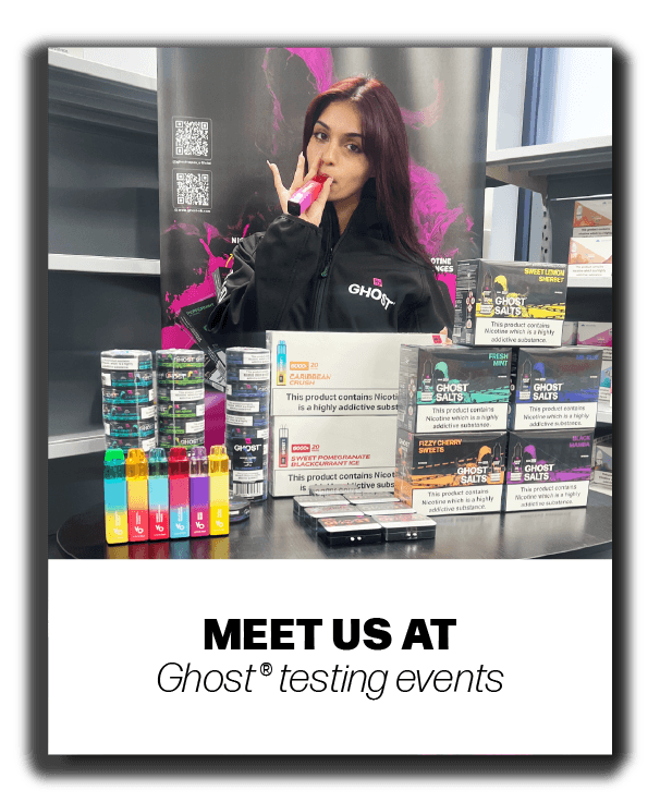Ghost vapes at vape expo events