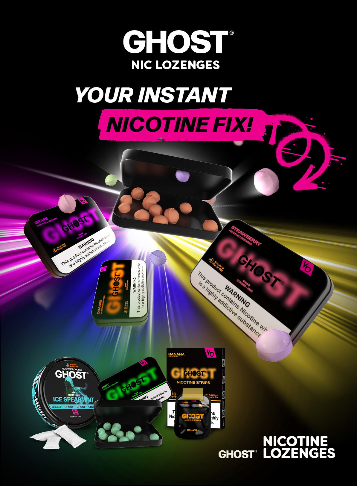 ghost nicotine LOZENGES