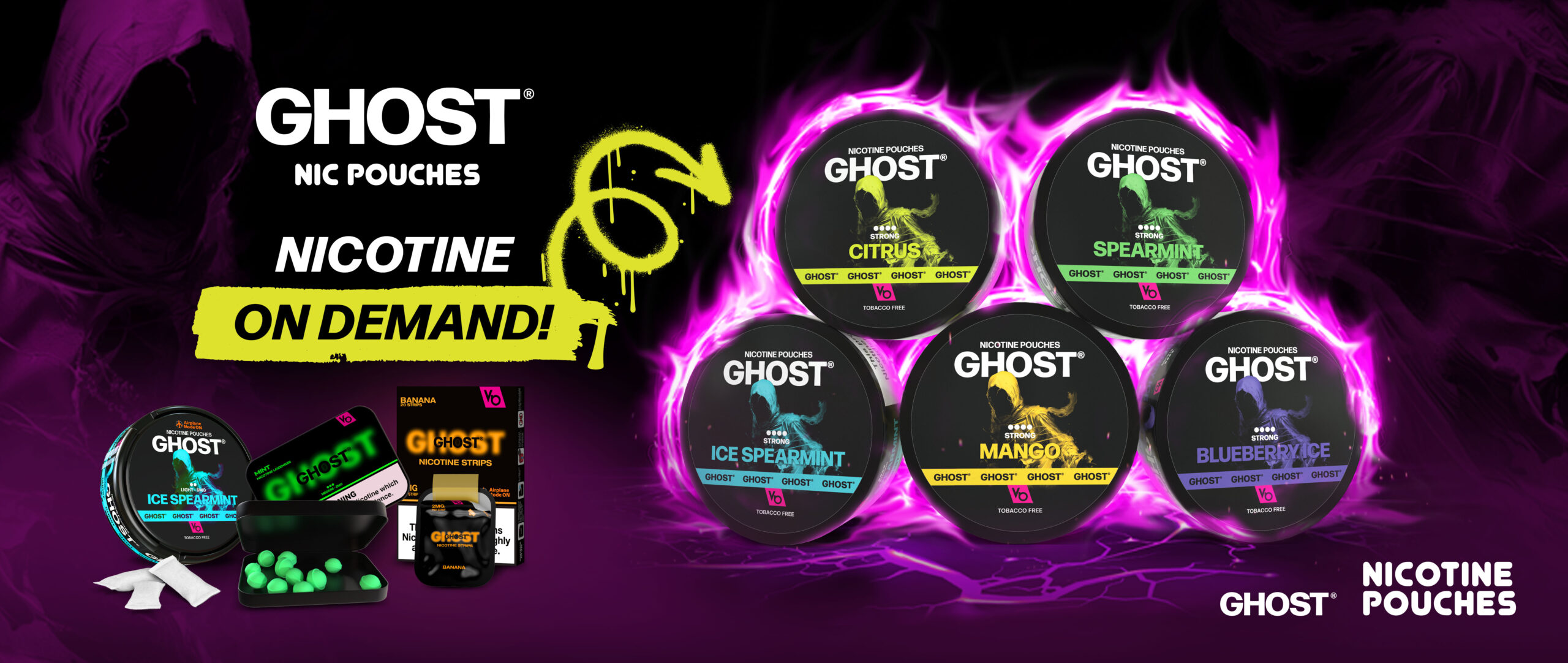 ghost nicotine POUCHES