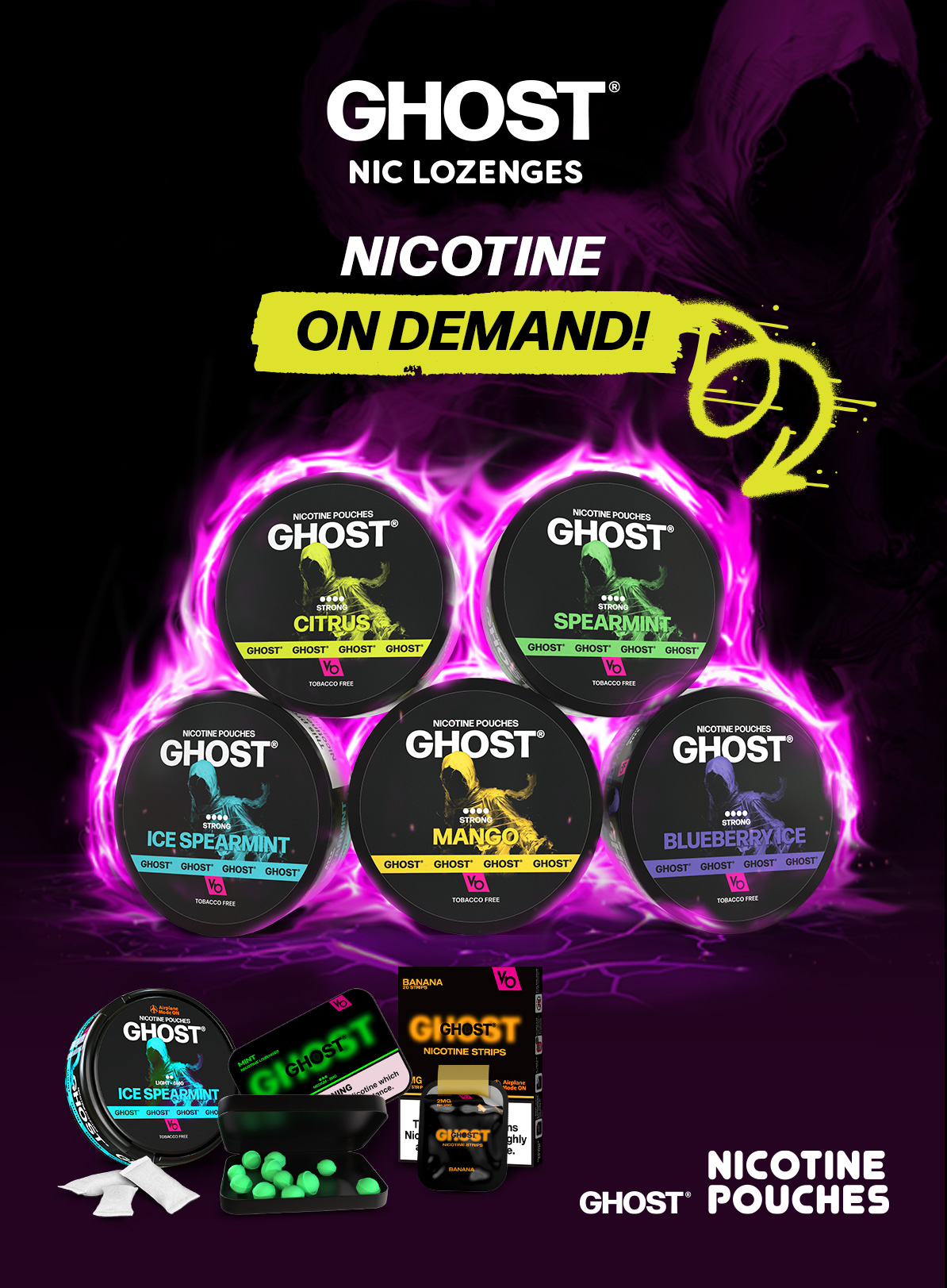 ghost nicotine POUCHES