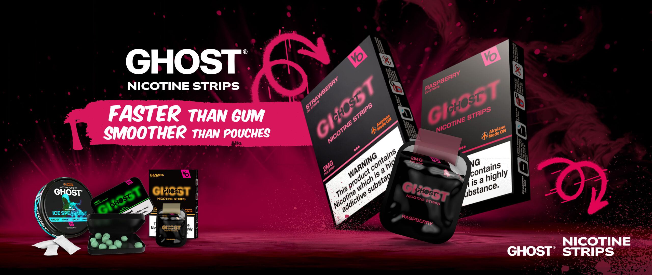 ghost nicotine STRIPS