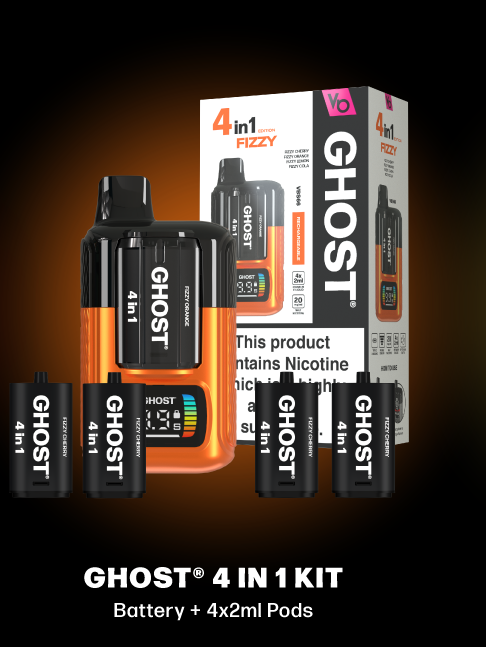 Ghost 4 in 1 - 4X 2ml Rechargeable