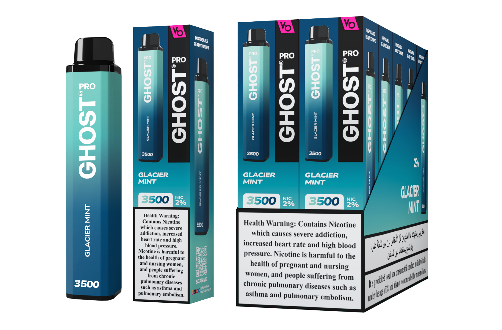 GHOST PRO 3500 Glacier Mint