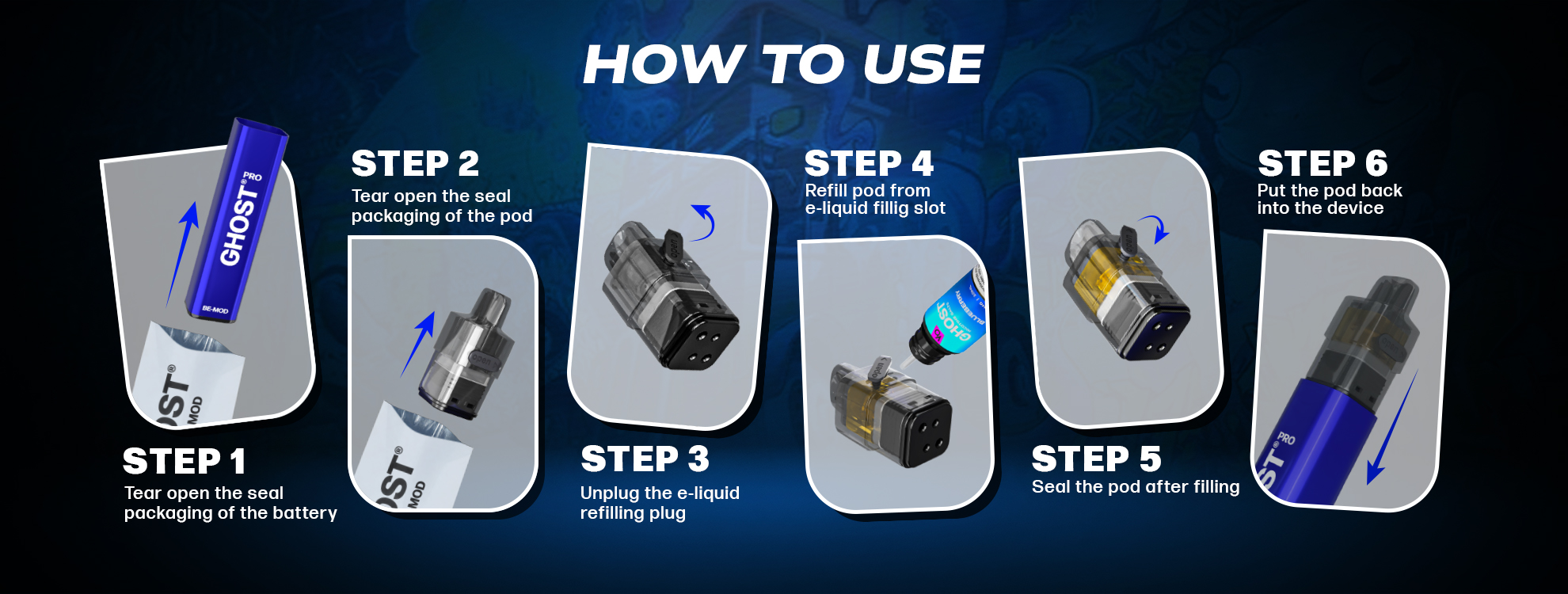 HOW TO USE GHOST PRO BE-MOD