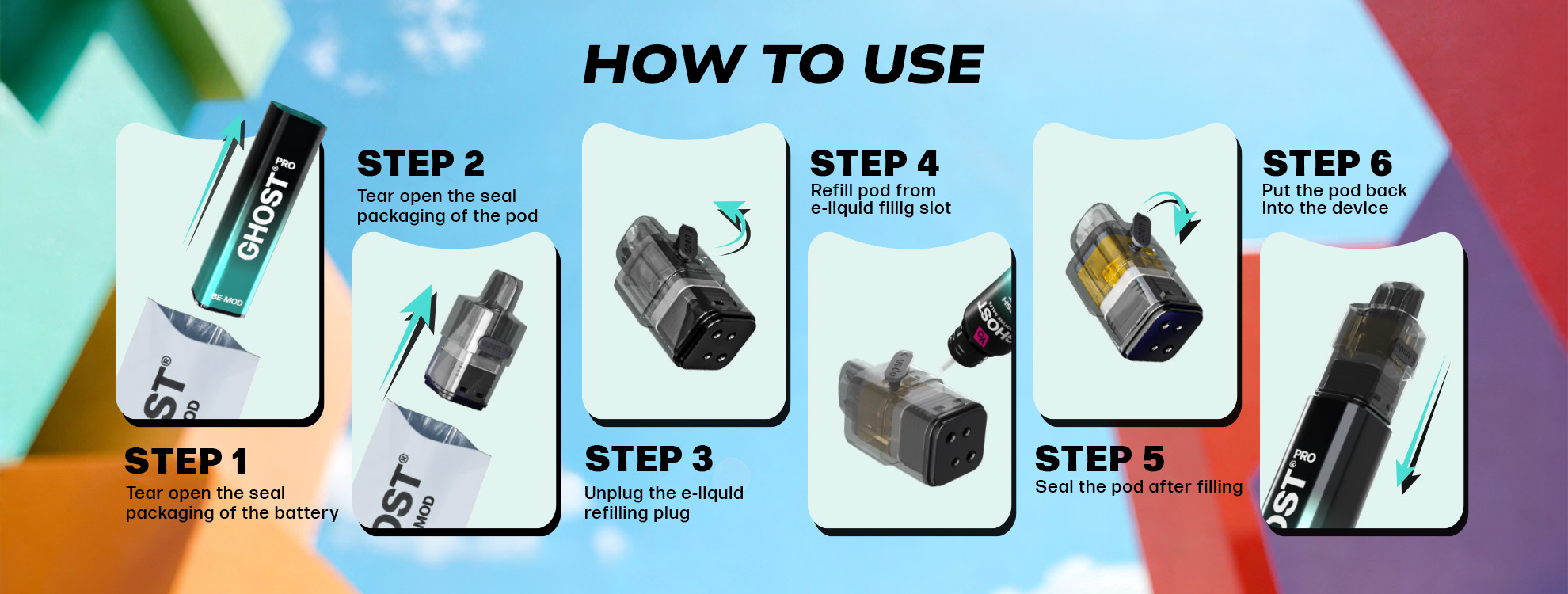 HOW TO USE GHOST® PRO BE-MOD UK